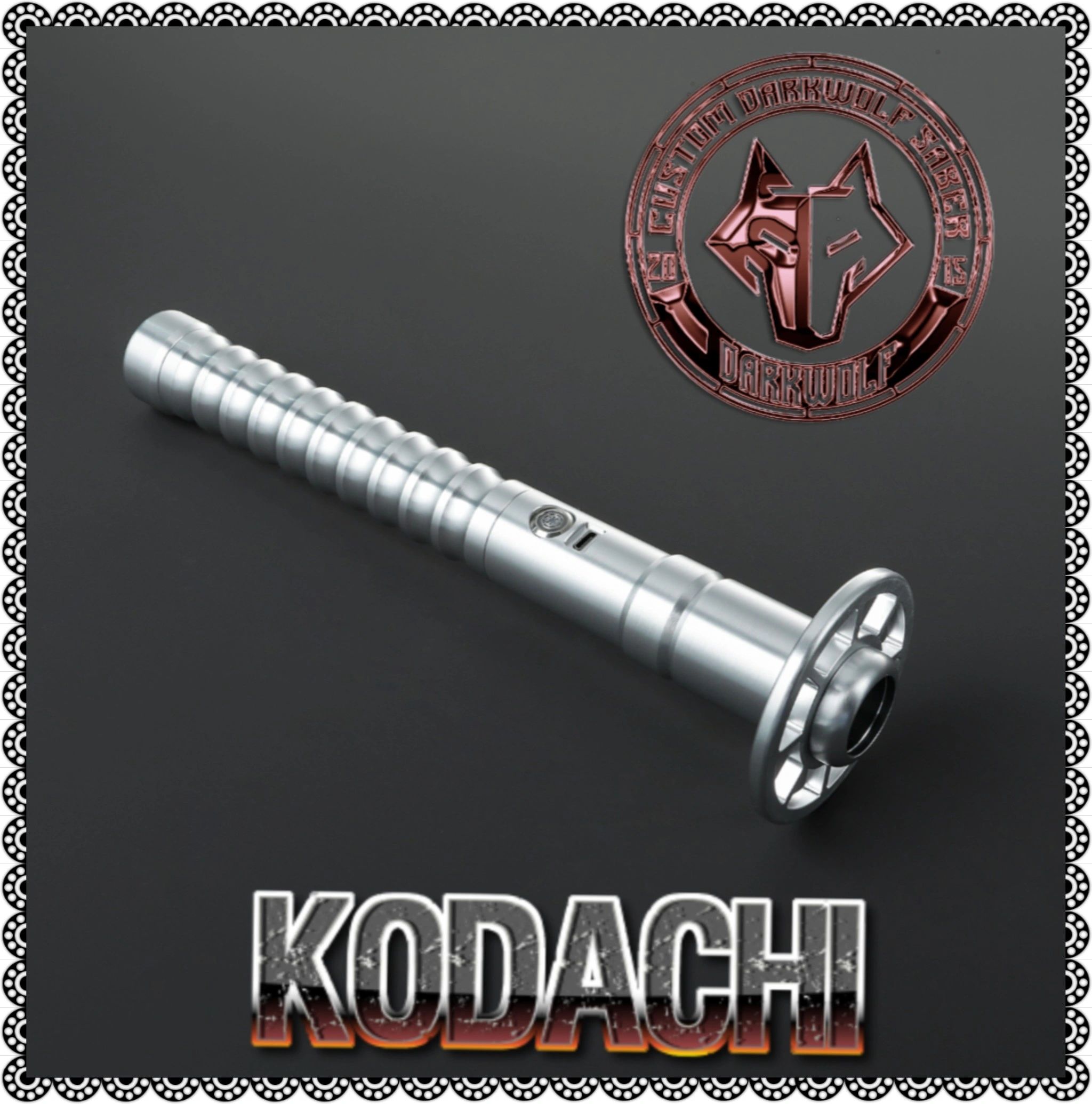 Close-up of a metal bolt with a toothed flange head on a dark background.