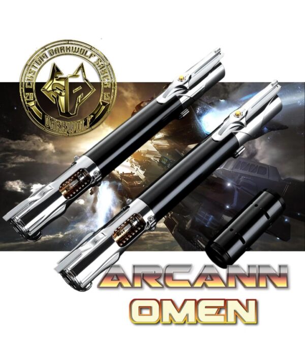 Arcann – The Omen Lightsaber | DarkWolfSabers