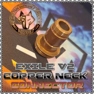 Exile V2 Copper Neck Conductor product packaging with vintage design.