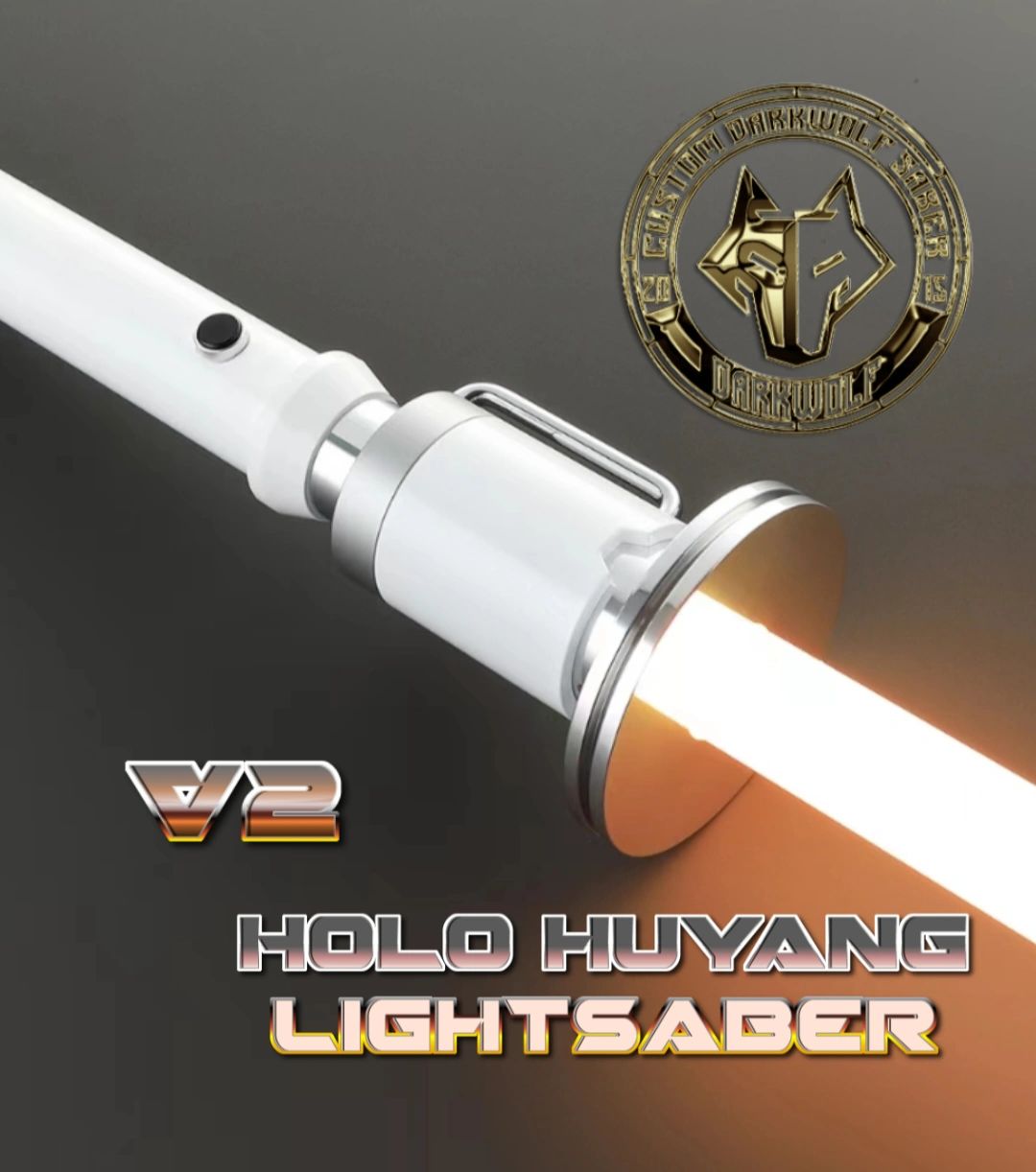 Hololuyang Lightsaber with detailed design and emblem.