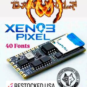 Xenon3 Pixel USB with 40 fonts, restocked in the USA.