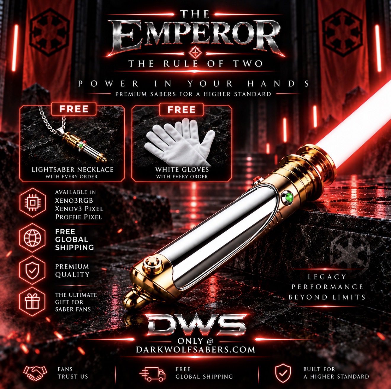 Emperor Palpatine Lightsaber - Image 3
