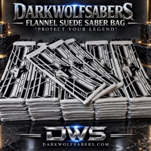 Custom Darkwolf Flannel Suede Lightsaber Bags