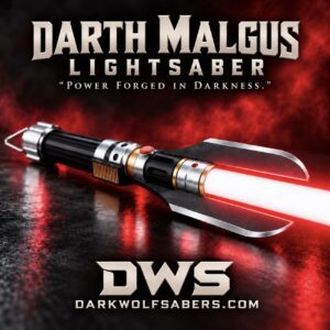 Darth Malgus lightsaber with red glow