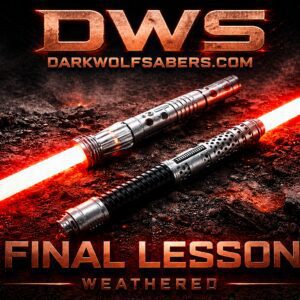 Darth maul/ Ventress weathered lightsaber used in shadow lord show