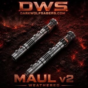 weathered darth maul sabers