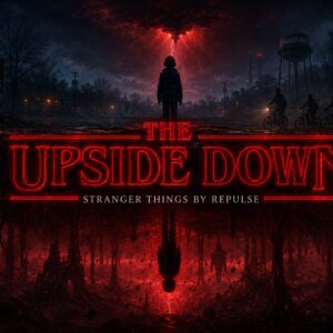 the upside down - Stranger things saber font