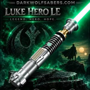 Luke Hero LE Lightsaber by DarkWolfSabers with RGB, Xeno3 Pixel, and Proffie v2.2 options.