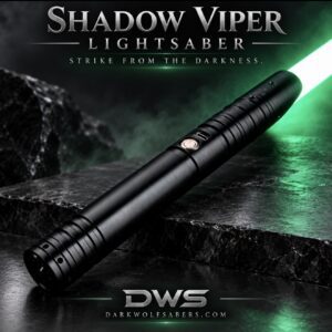 Shadow Viper lightsaber on dark surface
